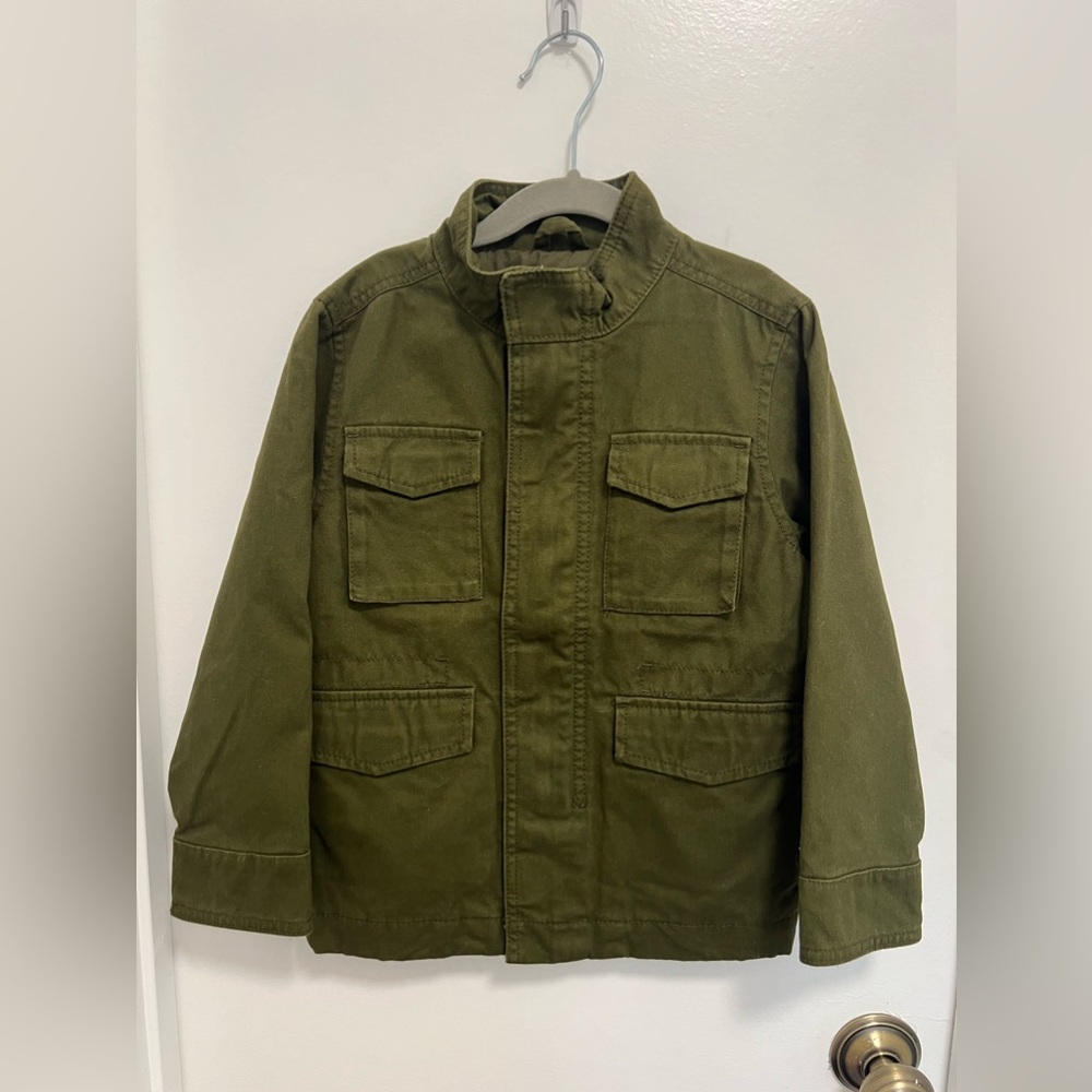 NWT OLD NAVY kids cargo green jacket